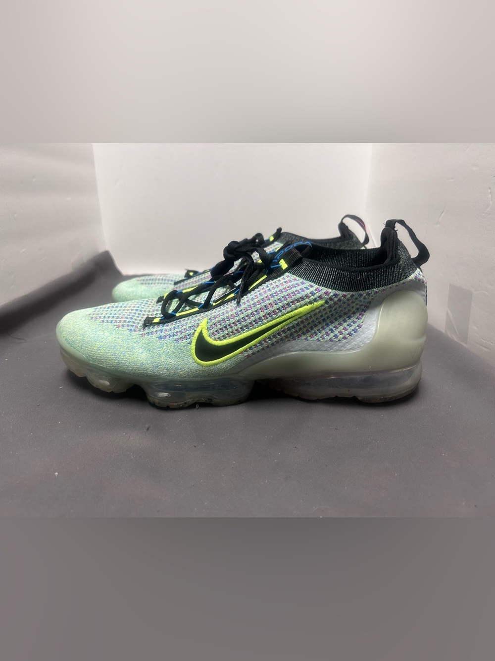NEW NIKE AIR VAPORMAX 2021 "Next Nature" MEN'S VOLT RUN SHOES 12  DX3368-700.